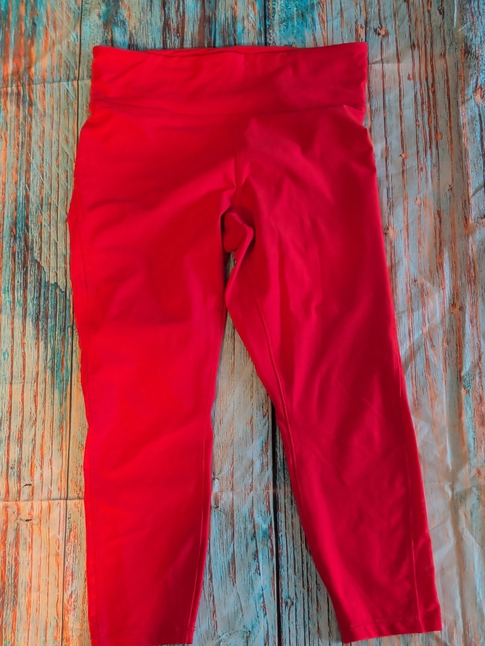 Kids Red Performance Leggings